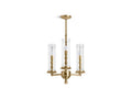 KOHLER K-23342-CH03-BGL Damask 20" Chandelier In Moderne Brushed Gold