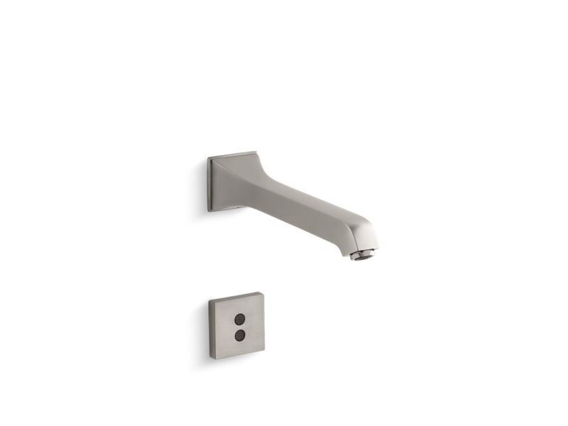 KOHLER K-T11838-VS Vibrant Stainless Memoirs Stately Wall-mount touchless faucet trim with Insight technology and 8-3/16" spout, requires valve
