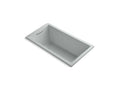 KOHLER K-1168-VB-95 Underscore 60" X 32" Drop-In Vibracoustic Bath In Ice Grey