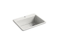 KOHLER K-8668-1A1-FF Riverby 27" Top-Mount Single-Bowl Kitchen Sink In Sea Salt