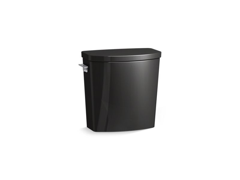 KOHLER K-90098-7 Irvine ContinuousClean XT toilet tank, 1.28 gpf In Black Black