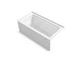 KOHLER K-1946-ZW-0 Archer 60" x 30" alcove bath with integral apron and right drain