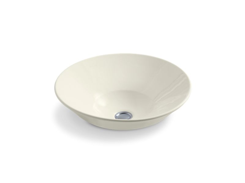 KOHLER K-2200-G-96 Conical Bell vessel or wall-mount bathroom sink with glazed underside