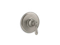 KOHLER K-TS72767-9M-BN Vibrant Brushed Nickel Artifacts Rite-Temp valve trim with swing lever handle