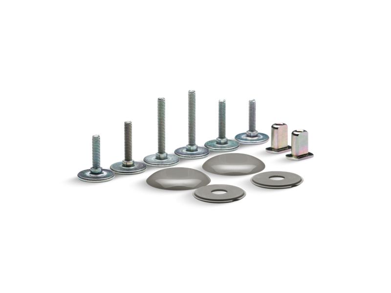 KOHLER K-5420-K4 Clean Caps Low-Profile Toilet Bolt Caps In Cashmere