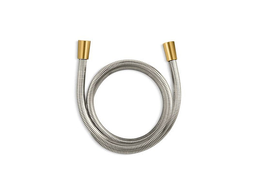 KOHLER K-45982-2MB Vibrant Brushed Moderne Brass Awaken 60" ribbon hose