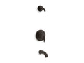 KOHLER K-TLS45104-4-2BZ Alteo Rite-Temp Bath And Shower Trim Kit, Without Showerhead In Oil-Rubbed Bronze