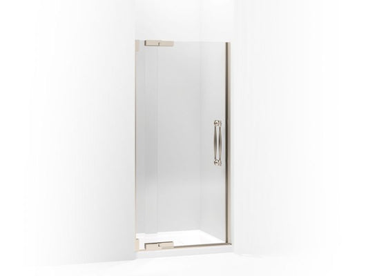 KOHLER K-705738-L-ABV Finial Pivot shower door, 72-1/4" H x 36-1/4 - 38-3/4" W, with 1/2" thick Crystal Clear glass