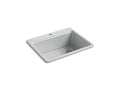 KOHLER K-8668-1A1-95 Riverby 27" Top-Mount Single-Bowl Kitchen Sink In Ice Grey