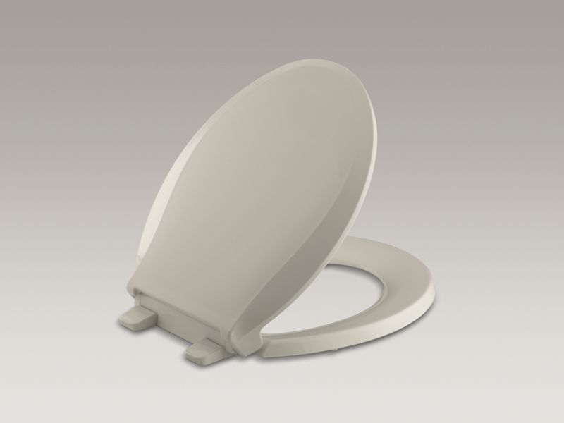 KOHLER K-7316-G9 Cachet Quick-Release round-front toilet seat
