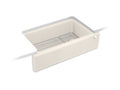 KOHLER K-25788-CM5 Cairn Undermount single-bowl farmhouse kitchen sink with fluted design and tall apron