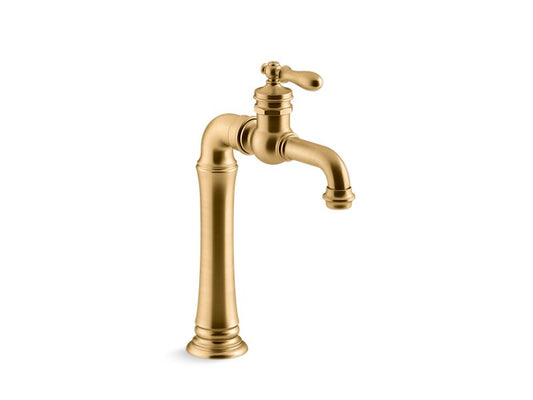 KOHLER K-99268-2MB Vibrant Brushed Moderne Brass Artifacts Gentleman's Single-handle bar sink faucet