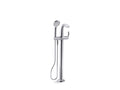 KOHLER K-T97334-4-CP Refinia floor-mount bath filler trim with handshower