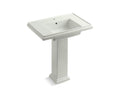 KOHLER K-2845-1-NY Tresham 30" pedestal bathroom sink with single faucet hole