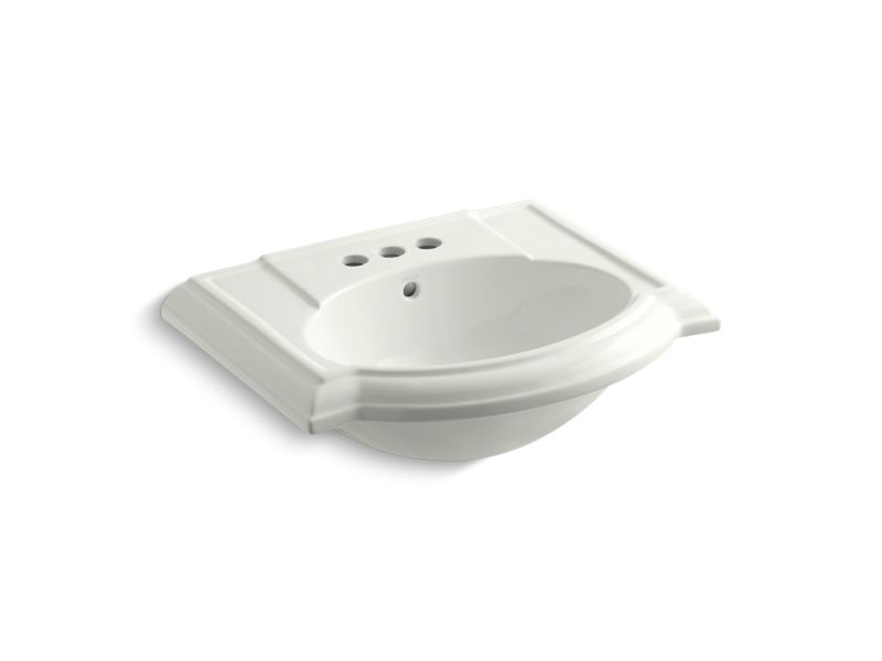 KOHLER K-2287-4-NY Devonshire Bathroom sink with 4" centerset faucet holes