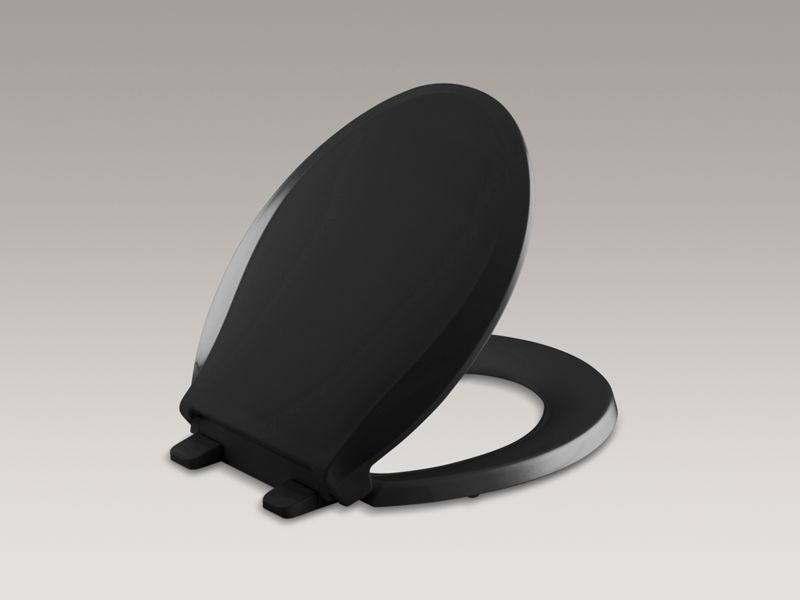 KOHLER K-7316-7 Cachet Quick-Release round-front toilet seat