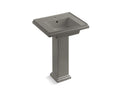 KOHLER Tresham K-2844-1-K4 Cashmere 24" square pedestal bathroom sink