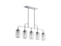 KOHLER K-22660-CH05-CPL Artifacts 36" Linear Chandelier In Polished Chrome