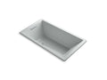 KOHLER K-1173-VB-95 Underscore 66" X 36" Drop-In Vibracoustic Bath In Ice Grey