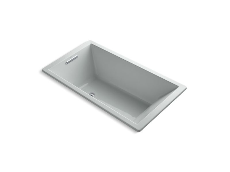 KOHLER K-1173-VB-95 Underscore 66" X 36" Drop-In Vibracoustic Bath In Ice Grey