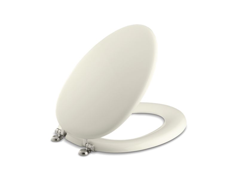 KOHLER K-4701-BN-96 Kathryn Elongated Toilet Seat In Biscuit