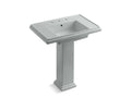 KOHLER K-2845-8-95 Tresham 30" pedestal bathroom sink with 8" widespread faucet holes