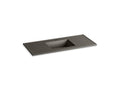 KOHLER K-2783-1-G86 Cashmere Impressions Ceramic/Impressions 49" Vitreous china vanity top with integrated rectangular sink