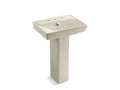 KOHLER K-5152-8-47 RÃªve 23" pedestal bathroom sink with 8" widespread faucet holes