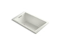 KOHLER K-1849-GHVB-NY Underscore 60" X 36" Drop-In Vibracoustic Bath With Heated Bubblemassage In Dune