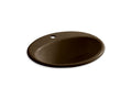KOHLER K-2905-1-KA Farmington Drop-in bathroom sink with single faucet hole