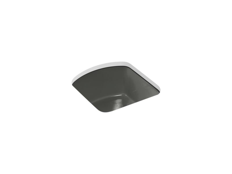 KOHLER K-5848-58 Napa 18-3/4" x 18-11/16" x 9-5/8" Undermount bar sink with no faucet holes