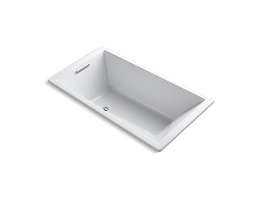KOHLER K-1173-VB-0 Underscore 66" X 36" Drop-In Vibracoustic Bath In White