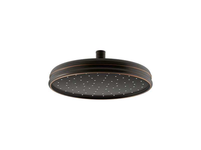 KOHLER K-13693-2BZ Traditional 10" Single-Function Rainhead, 2.5 Gpm In Oil-Rubbed Bronze