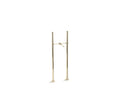 KOHLER Antique K-127-AF Vibrant French Gold Riser tubes and cross connection, 26" long
