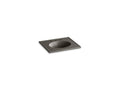 KOHLER K-2791-8-G86 Ceramic/Impressions 25" oval vanity-top bathroom sink with 8" widespread faucet holes