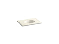 KOHLER K-2796-1-G83 Ceramic/Impressions 31" oval vanity-top bathroom sink with single faucet hole