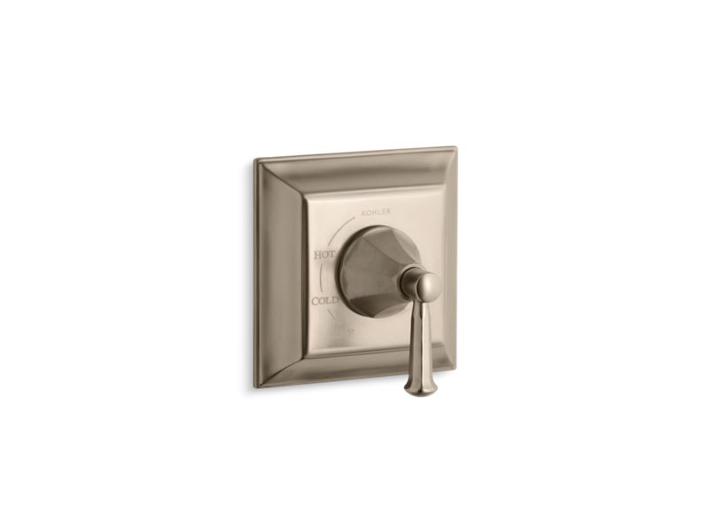 KOHLER K-TS463-4S-BV Memoirs Stately Rite-Temp valve trim with lever handle