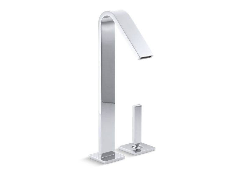 KOHLER K-14660-4-CP Polished Chrome Loure Tall Single-handle bathroom sink faucet, 1.2 gpm