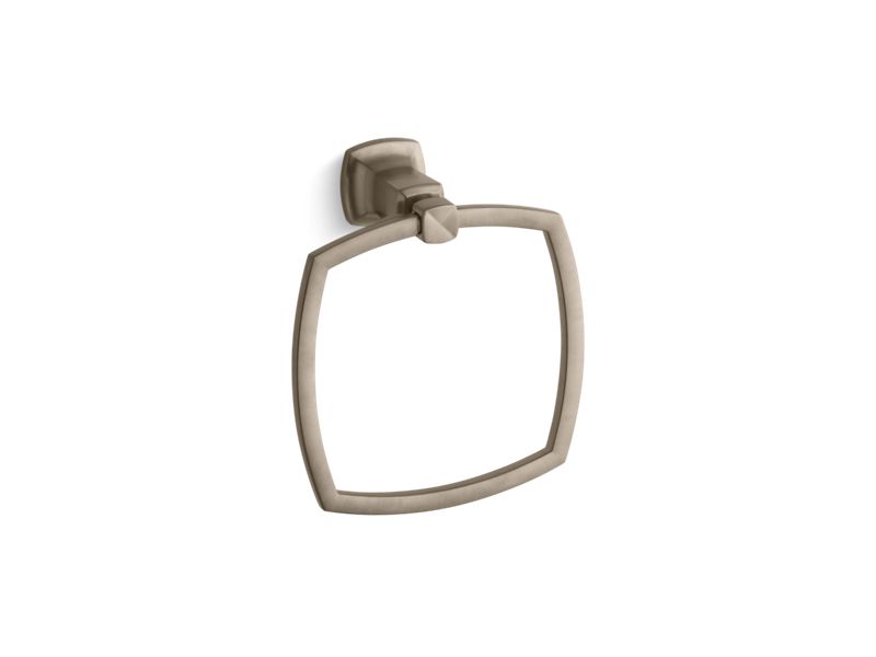 KOHLER K-16254-BV Vibrant Brushed Bronze Margaux Towel ring