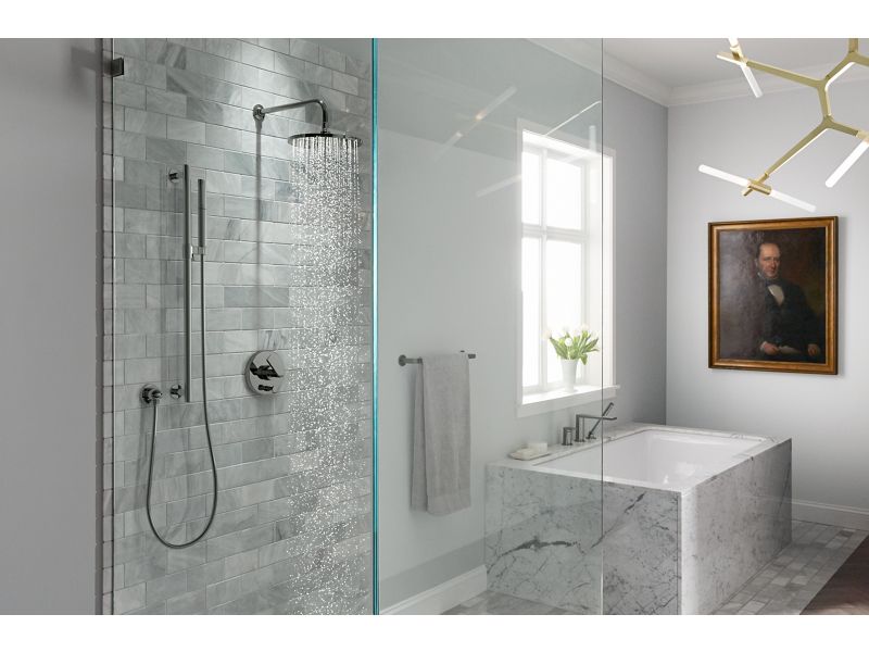 KOHLER K-45415-AG-SN Shift Ellipse Multifunction 1.75 GPM Handshower