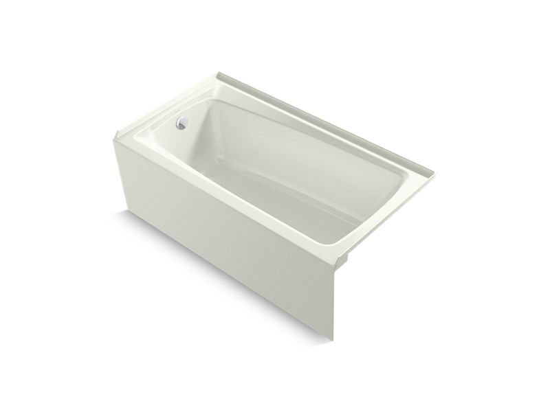 KOHLER K-26071-LA-NY Dune Irvine 60" x 32" alcove bath, left drain