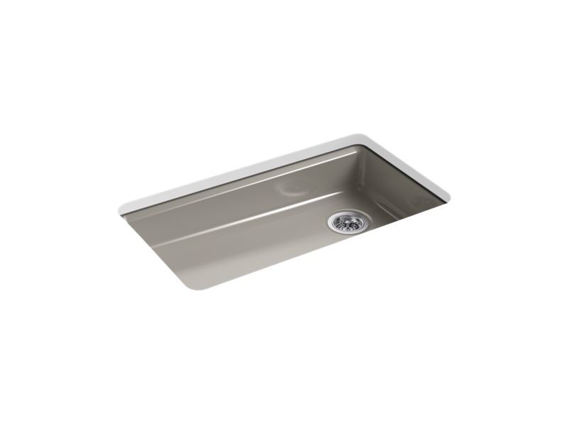 KOHLER K-8689-5U-K4 Riverby 33" x 22" x 5-7/8" Undermount single-bowl kitchen sink