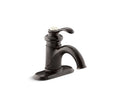 KOHLER K-12181-2BZ Fairfax Centerset bathroom sink faucet with single lever handle