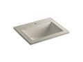 KOHLER K-2337-1-G9 Memoirs Stately Drop-in bathroom sink with single faucet hole