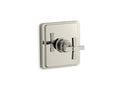 KOHLER K-TS13135-3B-SN Pinstripe Rite-Temp(R) valve trim with cross handle