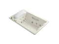 KOHLER K-1360-H2-96 RiverBath 75" x 45" drop-in whirlpool with integral fill, chromatherapy and heater without jet trim