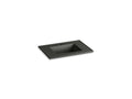 KOHLER Ceramic/Impressions K-2779-1-G88 Thunder Grey Impressions 31" Vitreous china vanity top with integrated rectangular sink