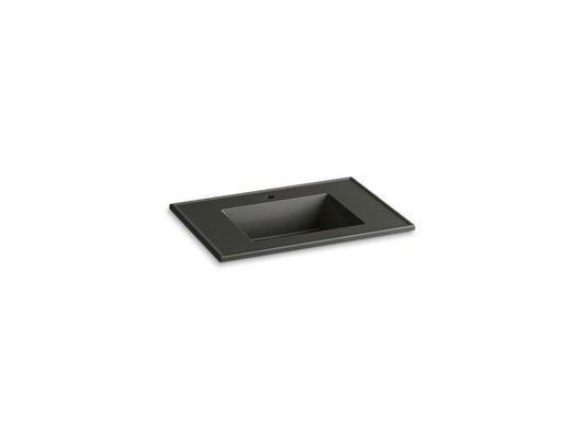KOHLER Ceramic/Impressions K-2779-1-G88 Thunder Grey Impressions 31" Vitreous china vanity top with integrated rectangular sink