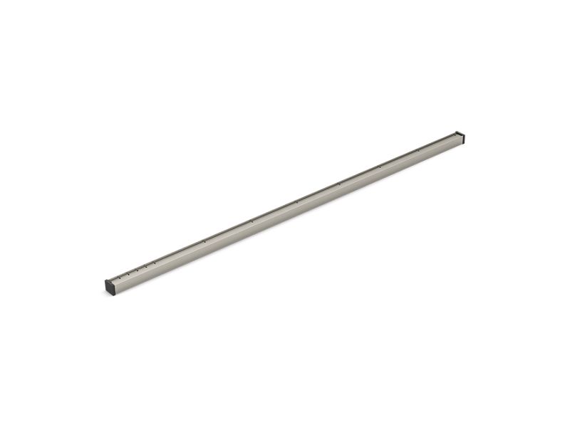 KOHLER K-80651-BNK Anodized Brushed Nickel 1-1/4" x 48" linear drain grate with tile-in panel
