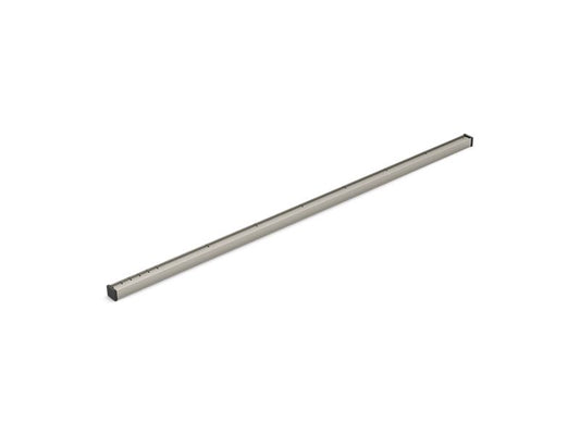 KOHLER K-80651-BNK Anodized Brushed Nickel 1-1/4" x 48" linear drain grate with tile-in panel